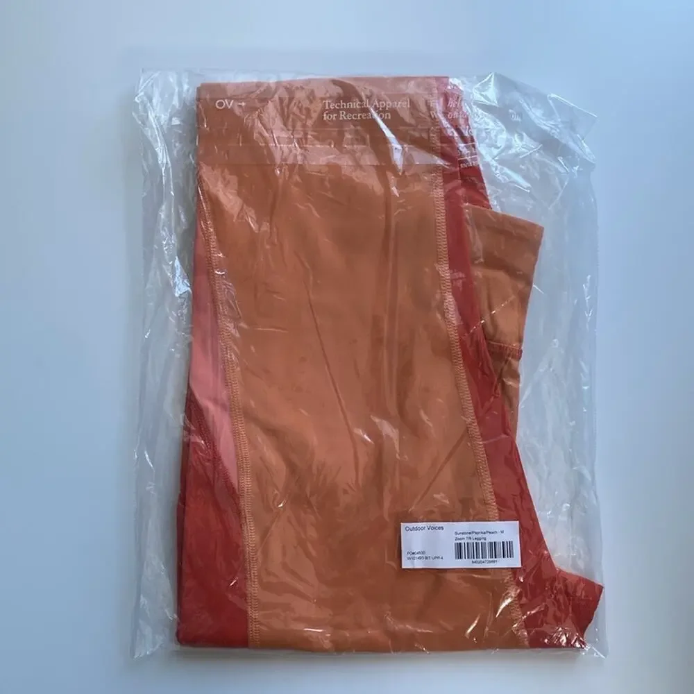 Outdoor Voices Zoom Superform 7/8 Legging Sunstone / Paprika / Peach Size Large